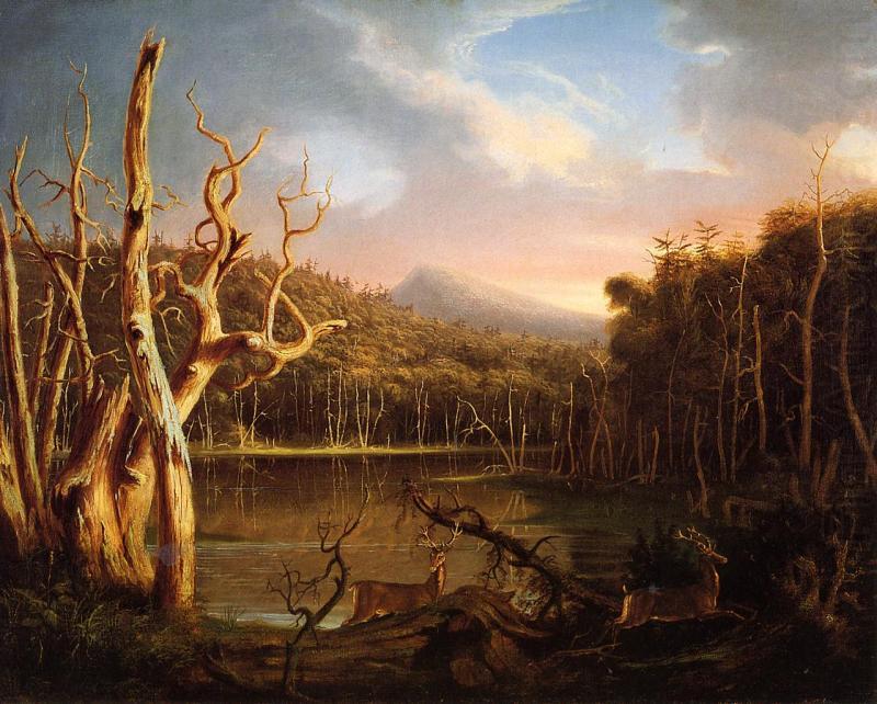 Lake with Dead Trees, Thomas Cole